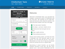 Tablet Screenshot of cheltenhamtaxis.co.uk